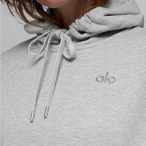 ALO Yoga Heather Gray Hoodie